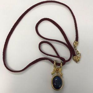 Intricate Necklace with Reversible Pendant